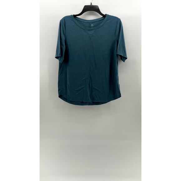 GapFit Tops - GAPFIT Women's Blue Crewneck Breathe Short Sleeve Casual Top SZ M
